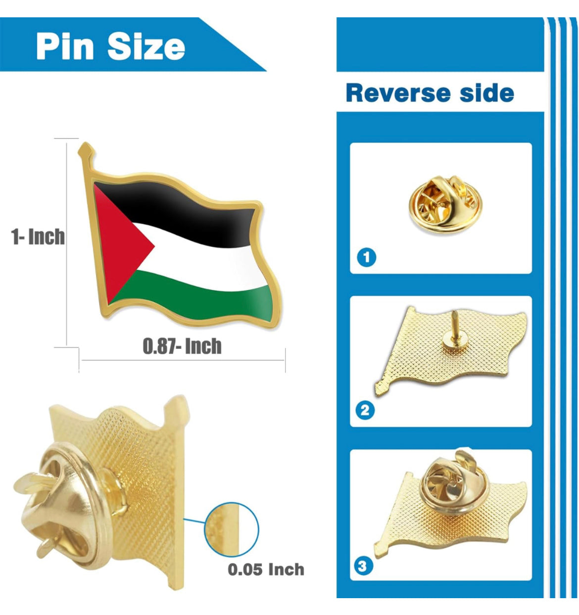 Palestine Pins