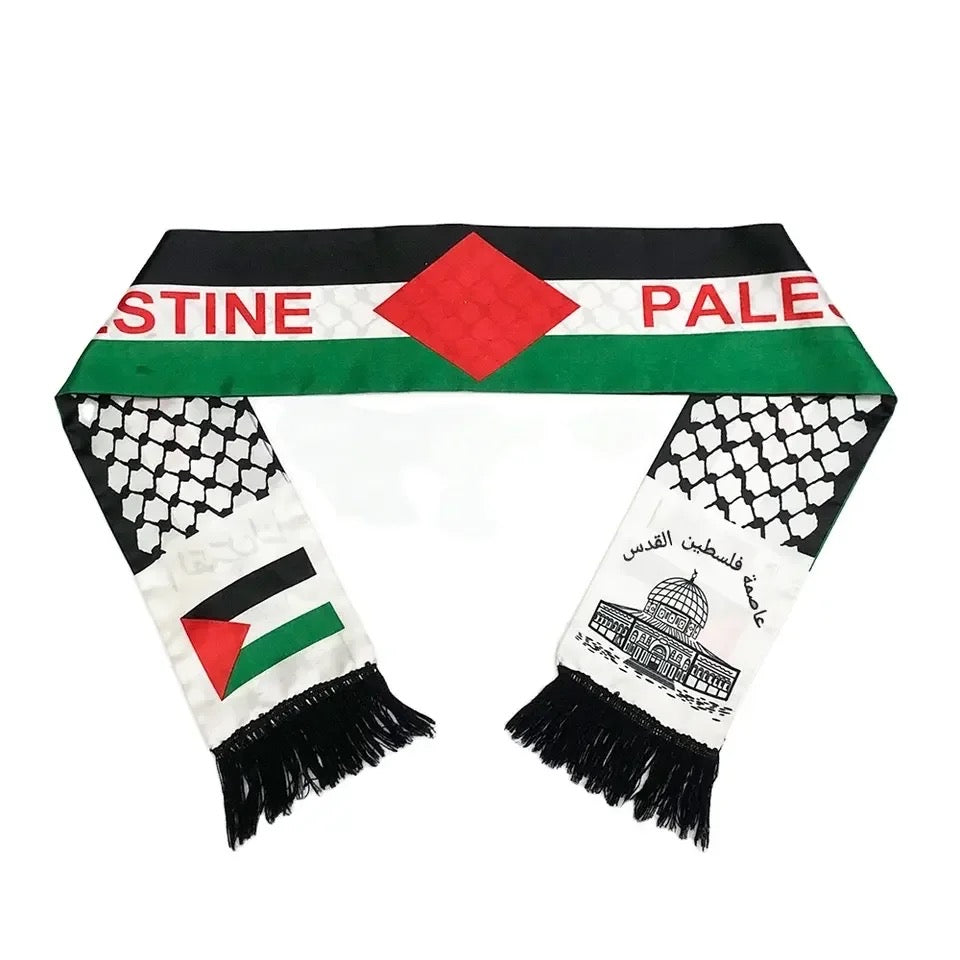 Palestine Flag Scarf